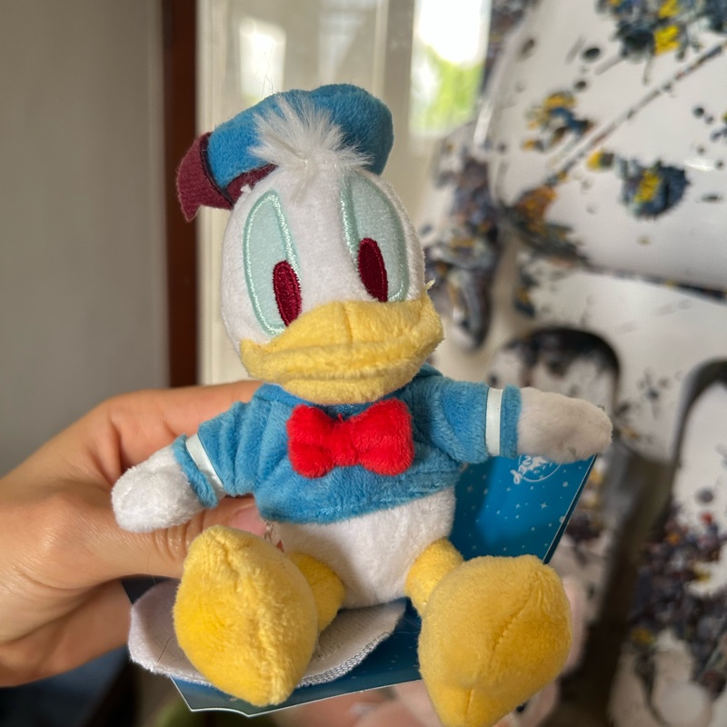 迪士尼 唐老鴨玩偶娃娃(底座有吸磁)售600-0