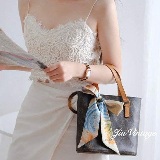 LV 路易威登 Vivian 菜籃子 vintage 手提包 單肩包 M51172薇薇安小號~二手約9成新-9