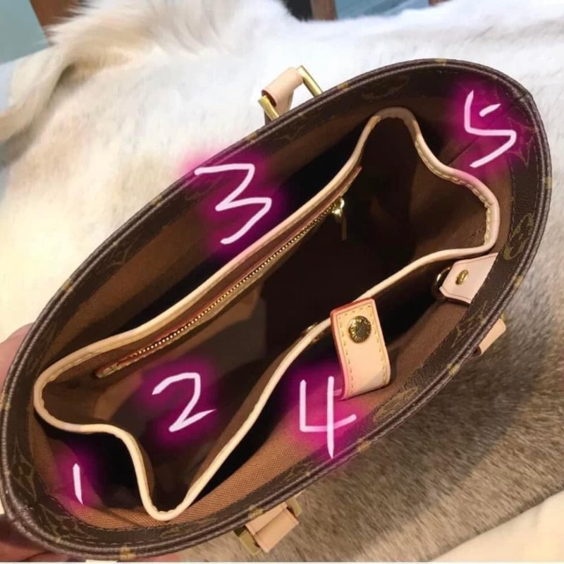 LV 路易威登 Vivian 菜籃子 vintage 手提包 單肩包 M51172薇薇安小號~二手約9成新-12