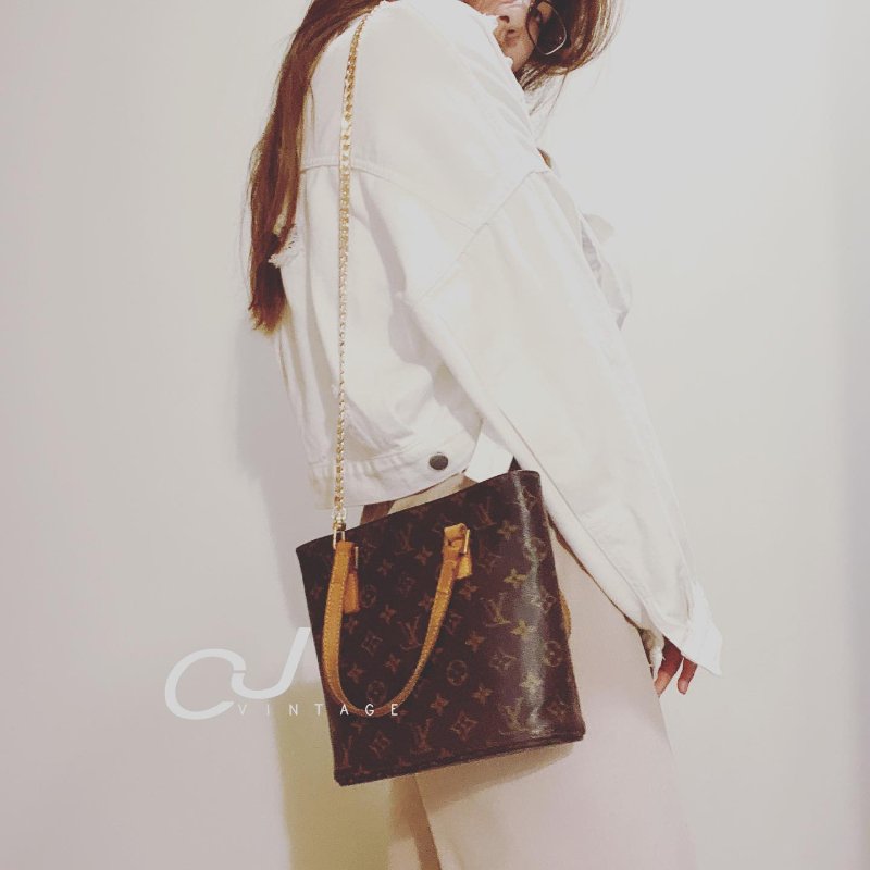 LV 路易威登 Vivian 菜籃子 vintage 手提包 單肩包 M51172薇薇安小號~二手約9成新-10