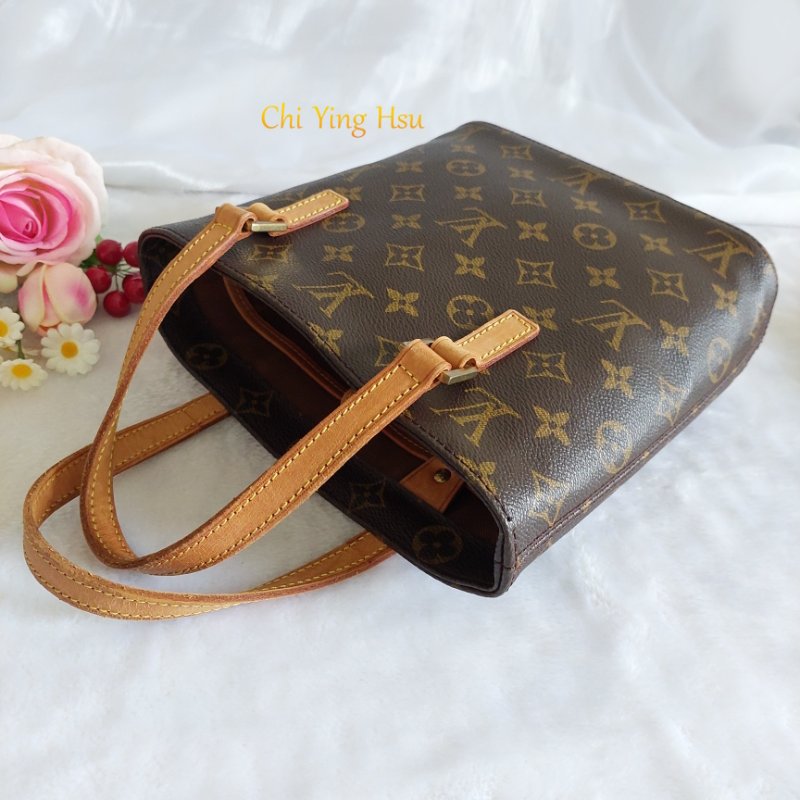 LV 路易威登 Vivian 菜籃子 vintage 手提包 單肩包 M51172薇薇安小號~二手約9成新-16