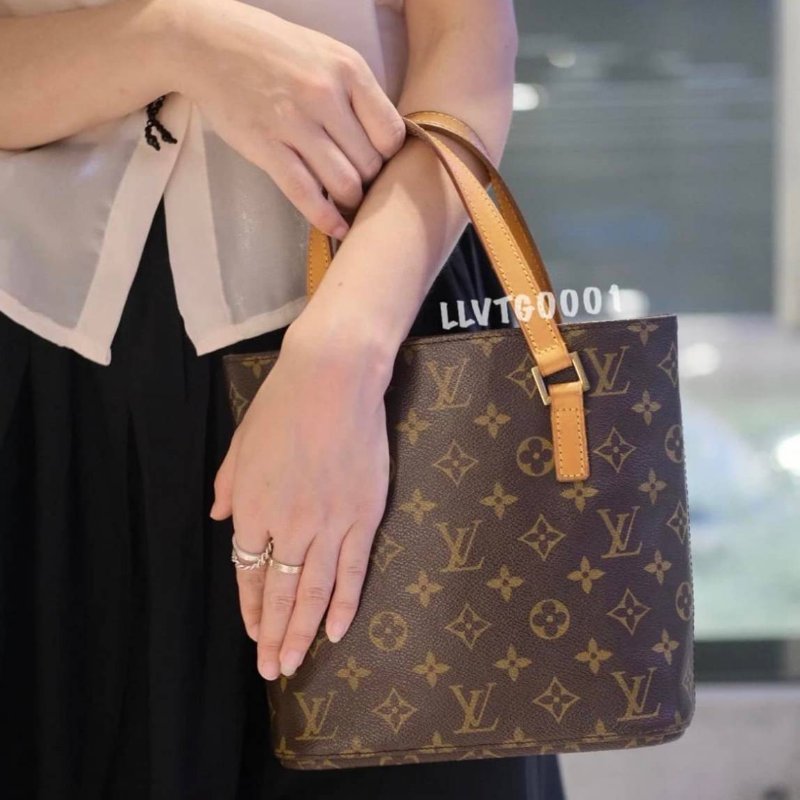 LV 路易威登 Vivian 菜籃子 vintage 手提包 單肩包 M51172薇薇安小號~二手約9成新-19