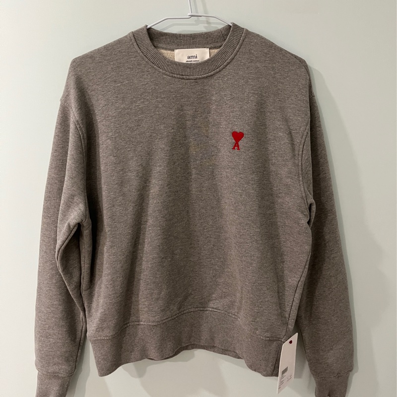Ami 灰色大學T-0