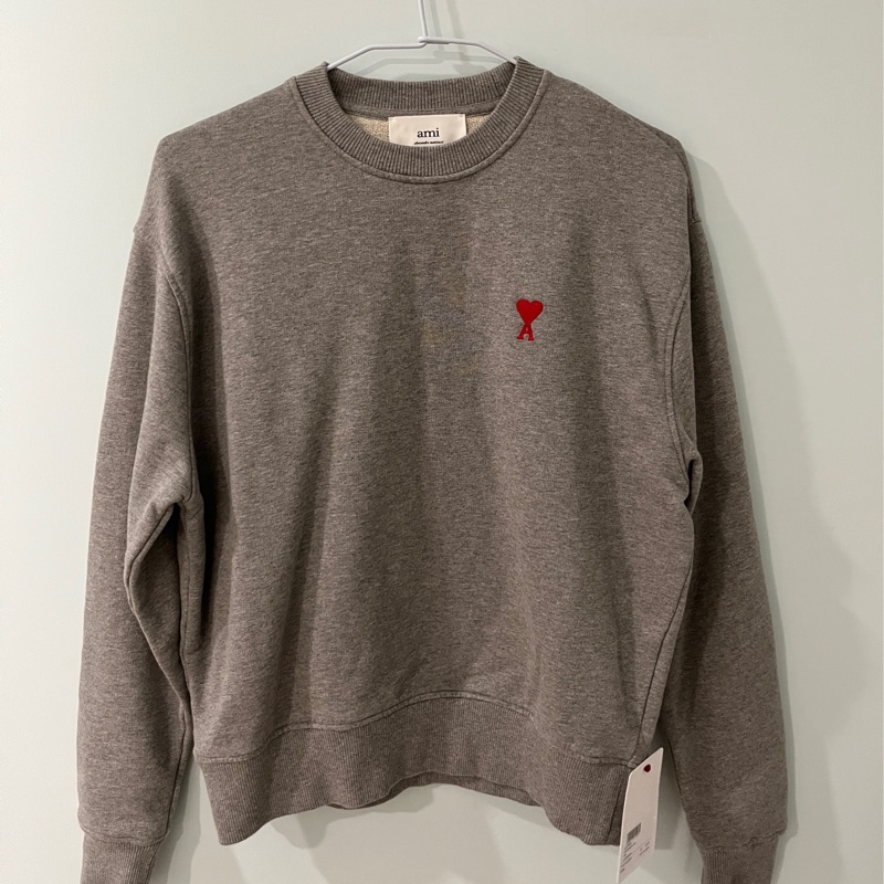Ami 灰色大學T-8