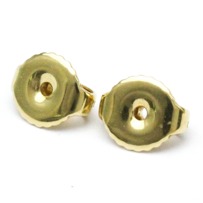 【日本直送】拋光 TIFFANY 敞開心形 18K 玫瑰金耳釘 BF562246-6