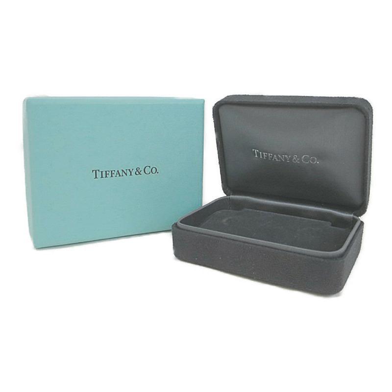 【日本直送】拋光 TIFFANY 敞開心形 18K 玫瑰金耳釘 BF562246-7