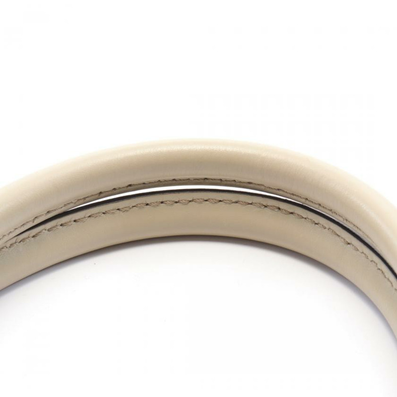 【日本直送】 中古GUCCI[AB]SUKEY GG帆布 手提包 真皮 米色 象牙白-4