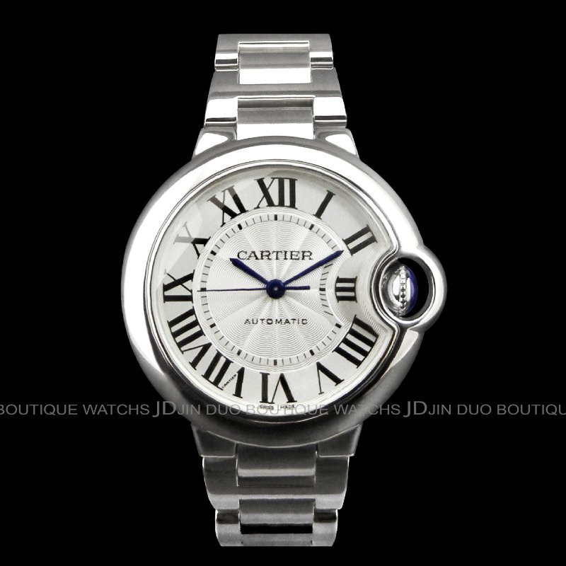 金鐸精品~2283 CARTIER 卡地亞 BALLON BLEU 33mm 中型款藍氣球 自動上鍊女用腕錶-0