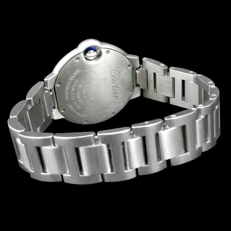 金鐸精品~2283 CARTIER 卡地亞 BALLON BLEU 33mm 中型款藍氣球 自動上鍊女用腕錶-2
