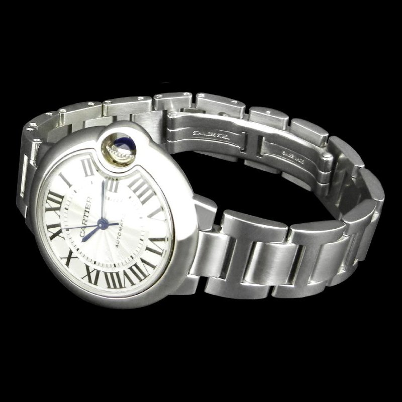 金鐸精品~2283 CARTIER 卡地亞 BALLON BLEU 33mm 中型款藍氣球 自動上鍊女用腕錶-3