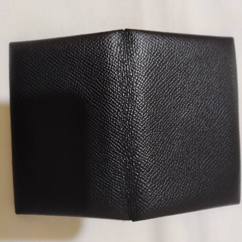 Hermes Calvi #z刻 黑色零錢包 卡包-9