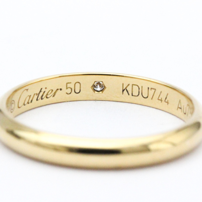 【日本直送】卡地亞 1895 結婚戒指黃金 (18K) 時尚鑽石戒指戒指金-6