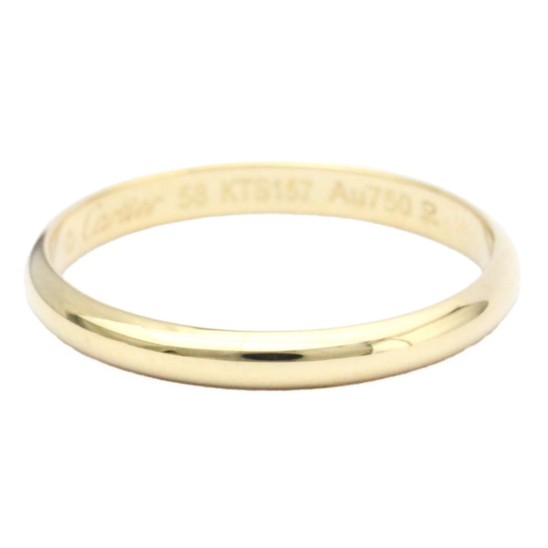 【日本直送】卡地亞 1895 結婚戒指黃金(18K)時尚無石戒指金-0