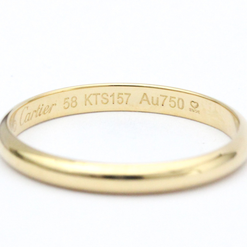 【日本直送】卡地亞 1895 結婚戒指黃金(18K)時尚無石戒指金-4