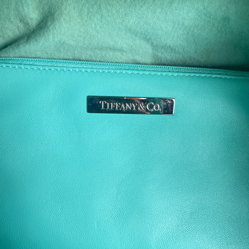 TIFFANY藍羊皮肩背購物包 托特包-18