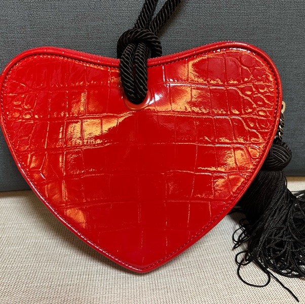 YSL手拿愛心包-6