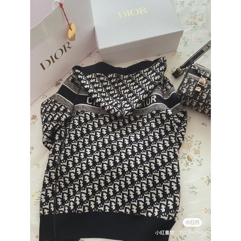 Dior 羊毛 雙面 滿版 外套-5