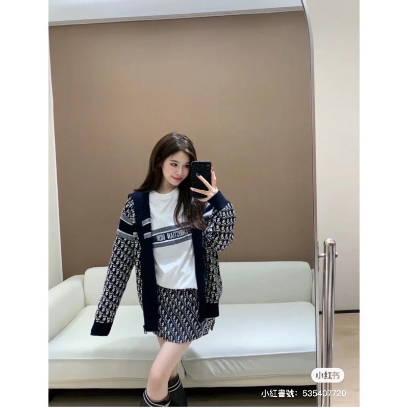 Dior 羊毛 雙面 滿版 外套-6