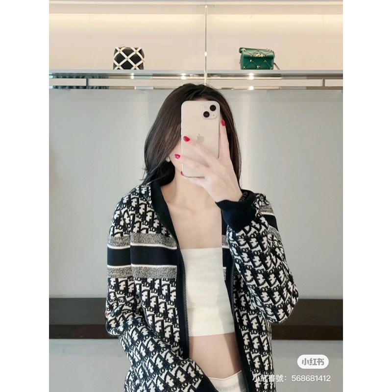 Dior 羊毛 雙面 滿版 外套-7