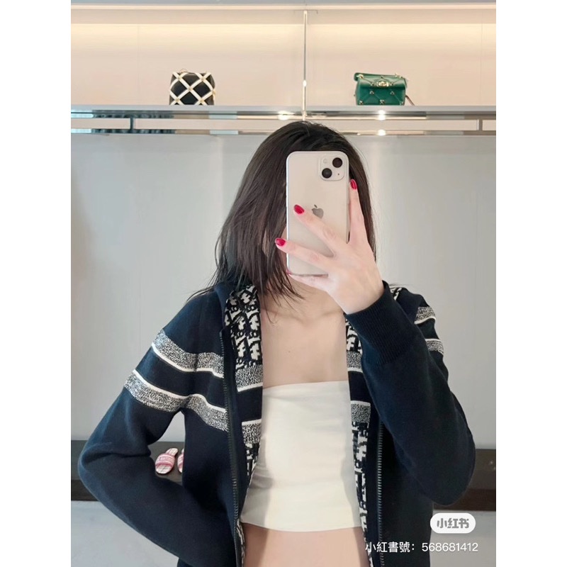 Dior 羊毛 雙面 滿版 外套-8