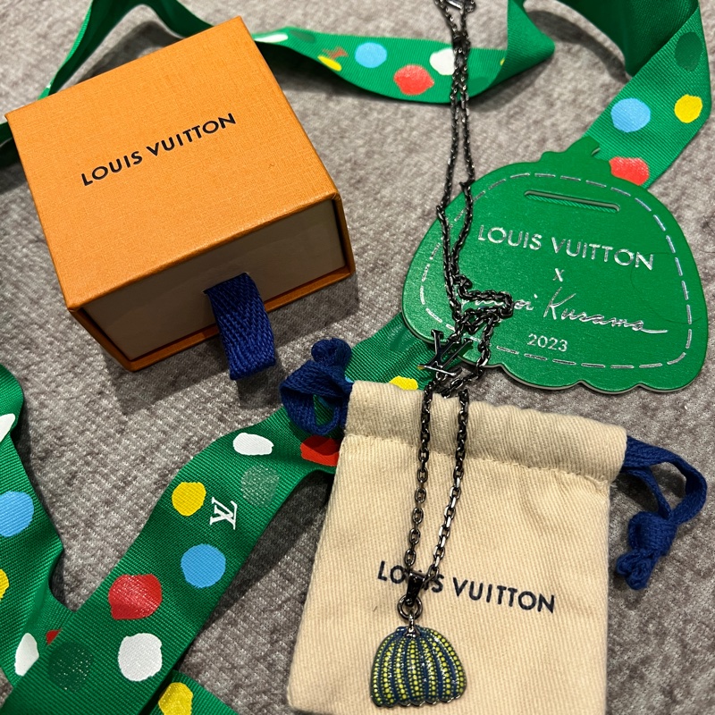 LV 草間彌生聯名款 南瓜項鍊 甜價出-0