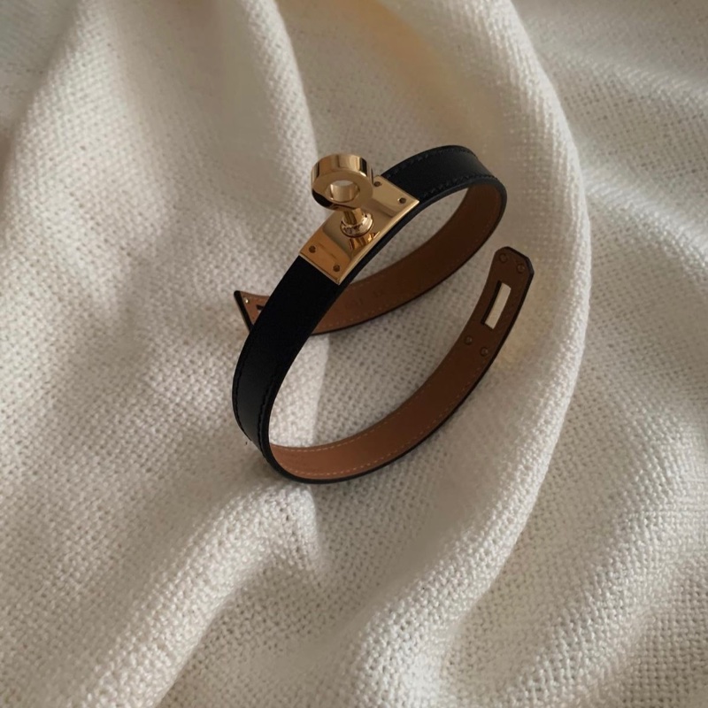 Hermes mini kelly 手環 經典黑銀 T2 甜價出-4