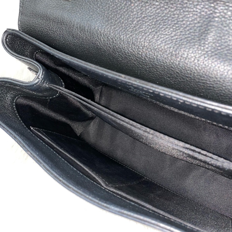 Louis Vuitton M50250黑牛皮銀轉扣Lockme II兩用包-19