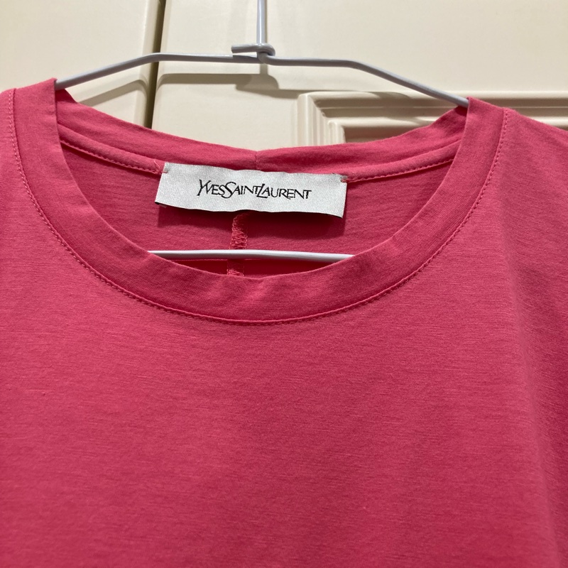 YSL桃紅色T-shirt-5