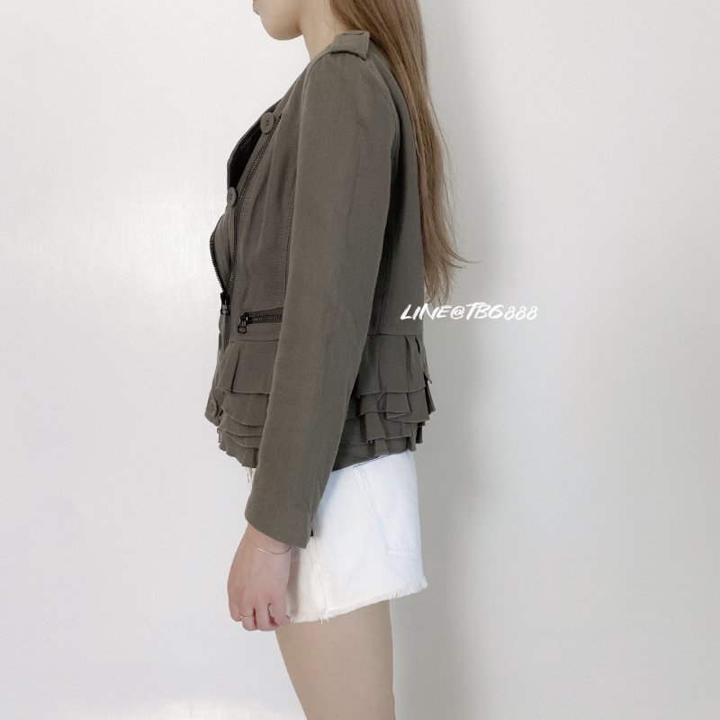 3.1 Phillip Lim 雙排扣層次機車外套 灰-6