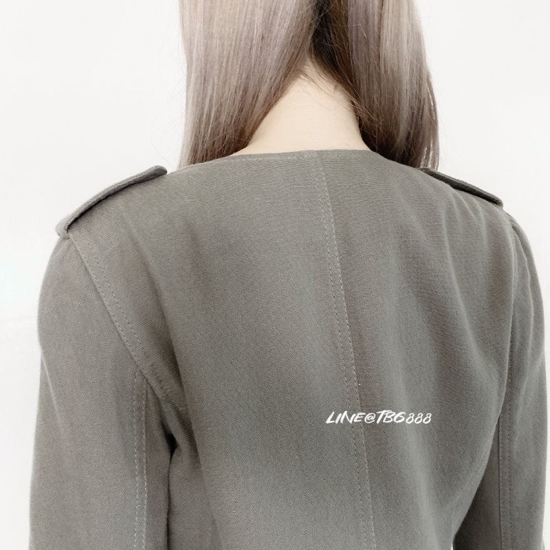 3.1 Phillip Lim 雙排扣層次機車外套 灰-7