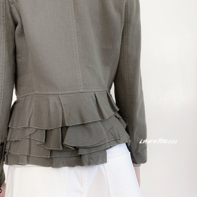 3.1 Phillip Lim 雙排扣層次機車外套 灰-8