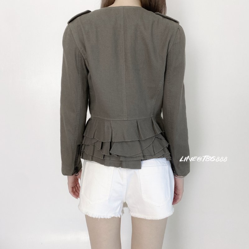 3.1 Phillip Lim 雙排扣層次機車外套 灰-9