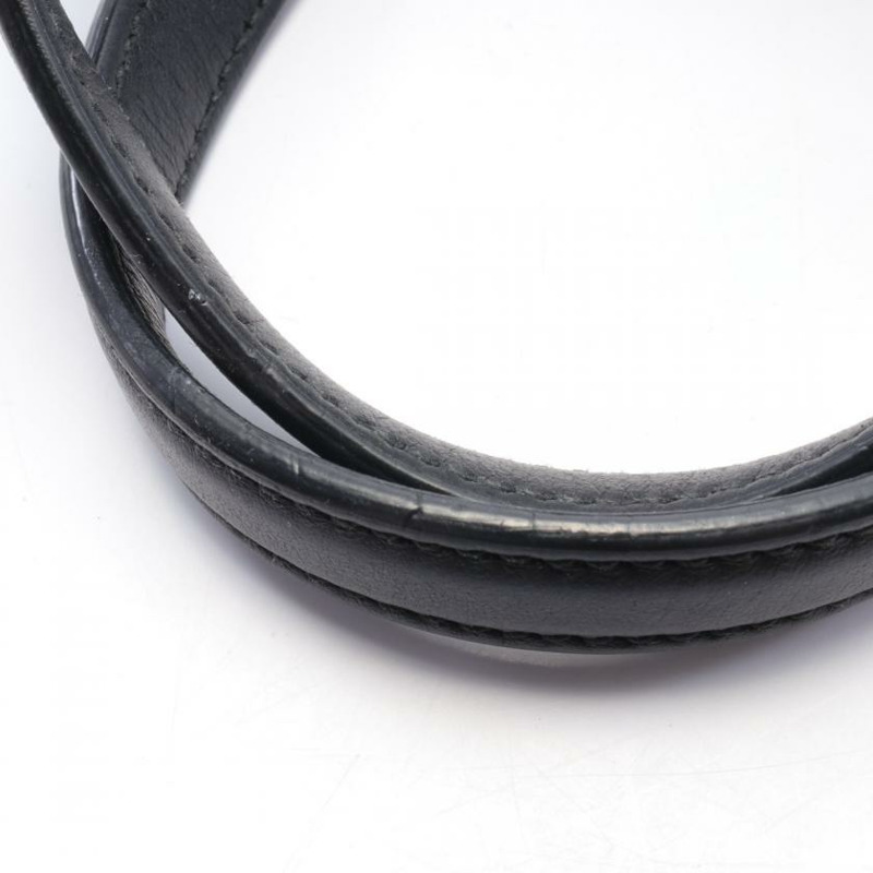 【日本直送】 中古GUCCI[B]GG蝴蝶結 植物紋帆布手提包 真皮 黑色 象牙白 兩用款 日本限定-6