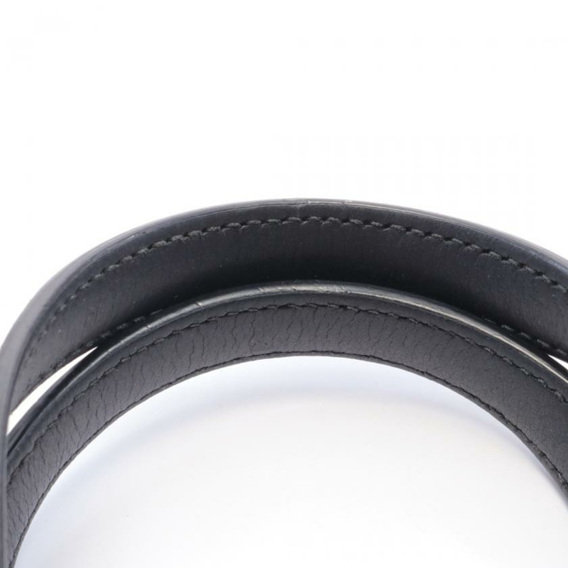 【日本直送】 中古GUCCI[B]GG蝴蝶結 植物紋帆布手提包 真皮 黑色 象牙白 兩用款 日本限定-8