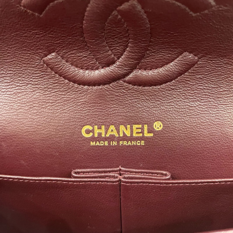 Chanel A01112黑羊皮金釦Coco 25口蓋包Classic Flap-22