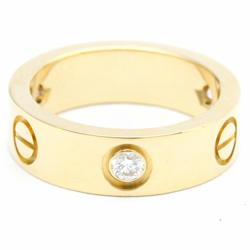 【日本直送】卡地亞週年紀念戒指黃金(18K)時尚鑽石戒指金-0