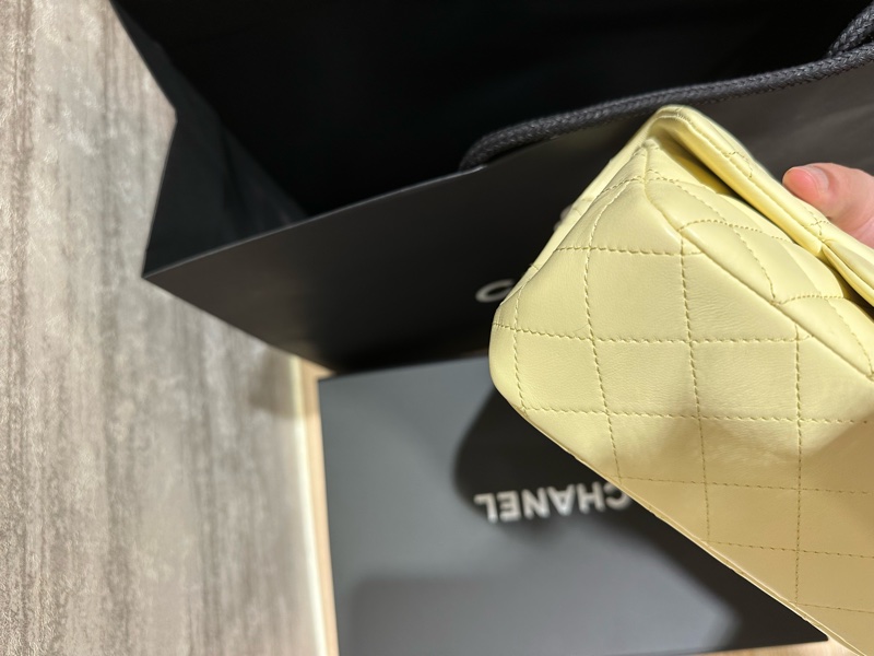 Chanel 23S山茶花方胖子 小雞黃色💛-3