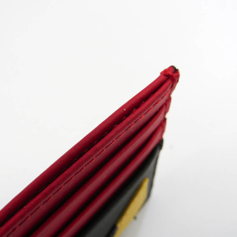 【日本直送】Fendi 商務卡包 Bag Bugs 7M0164 皮革卡包黑色、紅色、黃色-3