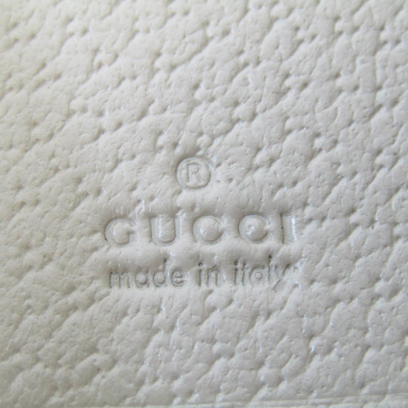 【日本直送】Gucci 127048 男式、女式 GG 帆布皮革鑰匙包 米色、棕色、灰白色-7