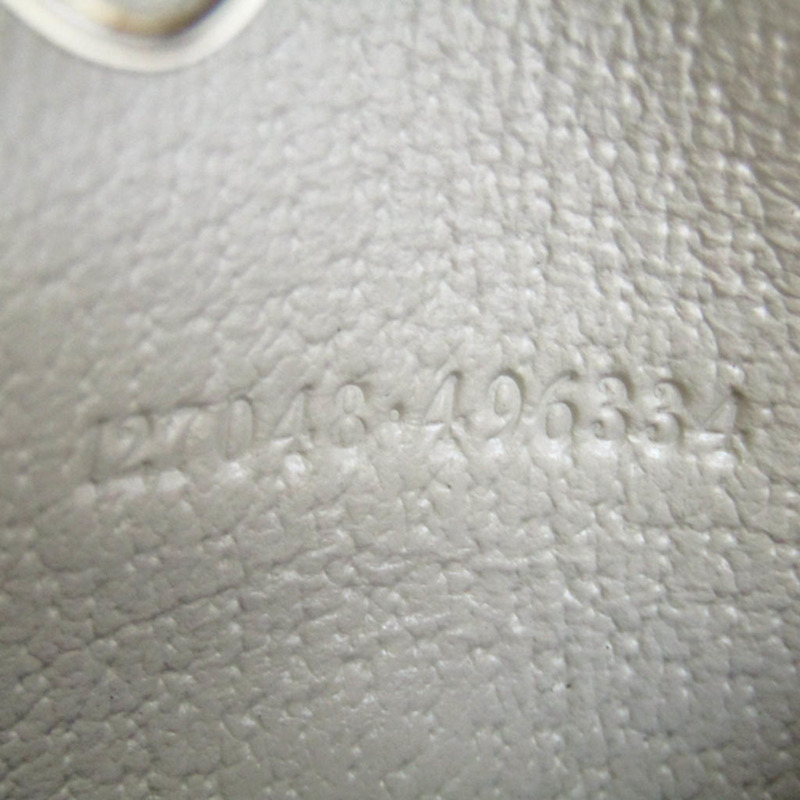 【日本直送】Gucci 127048 男式、女式 GG 帆布皮革鑰匙包 米色、棕色、灰白色-8