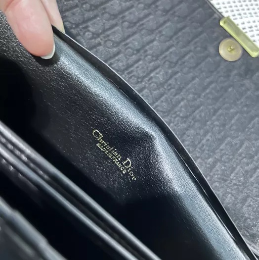 ［鏈條極亮 靛藍壓紋Dior Vintage ］-1