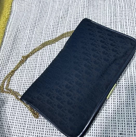 ［鏈條極亮 靛藍壓紋Dior Vintage ］-2