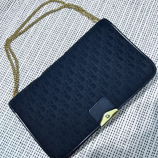 ［鏈條極亮 靛藍壓紋Dior Vintage ］-3
