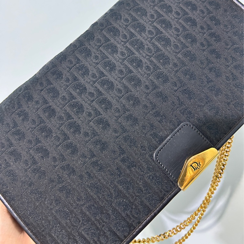 ［鏈條極亮 靛藍壓紋Dior Vintage ］-4
