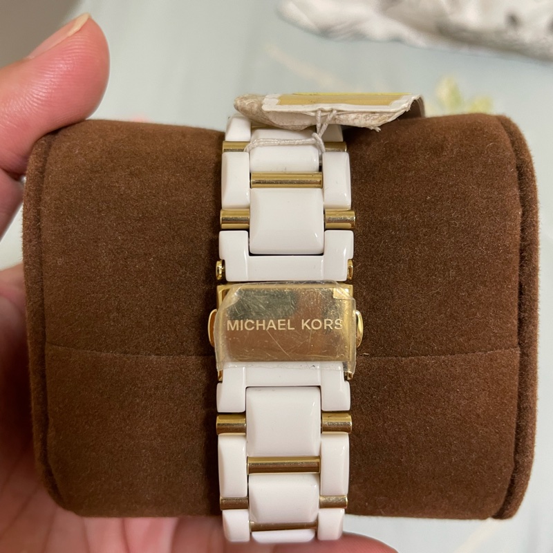 Michael Kors MK 白色水鑽 手錶-2