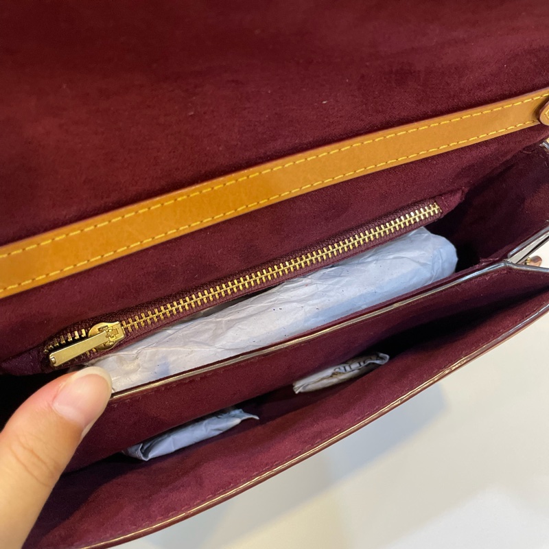 Coach 經典藍 丹寧質感Chambray 香布雷 Hutton 鍊帶肩背包-12