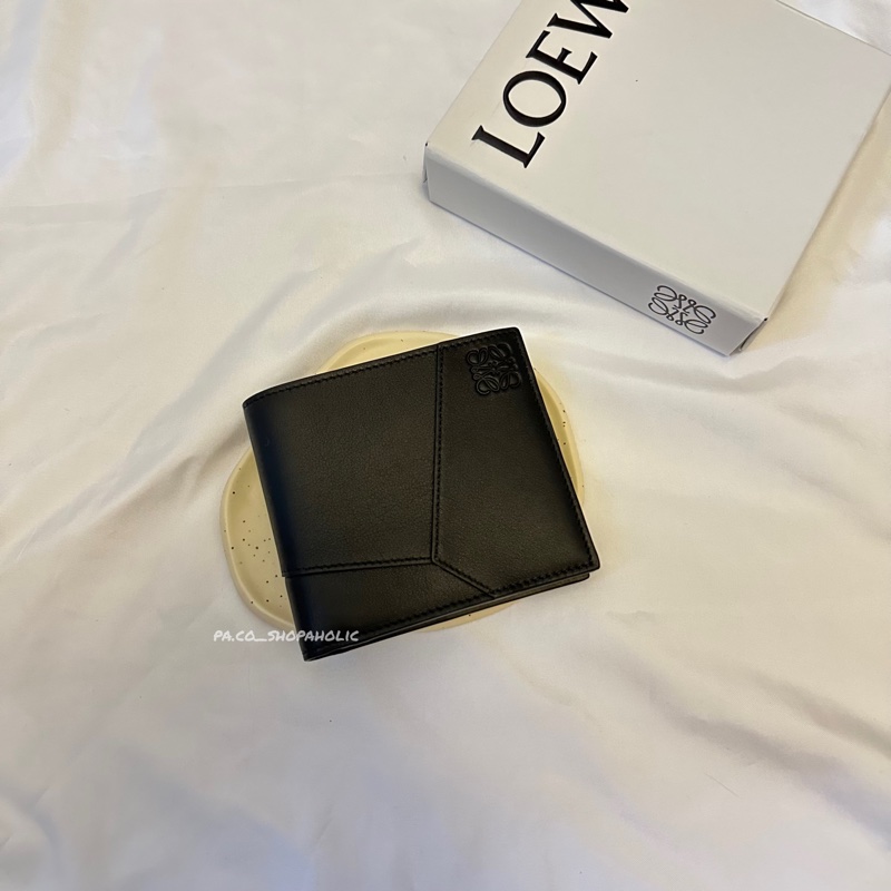 Loewe  小牛皮Puzzle Edge 8卡短夾 Puzzle Edge bifold wallet-0