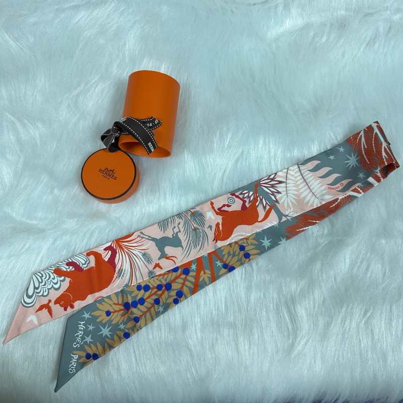 Hermès愛馬仕Twilly 瑪雅叢林-0