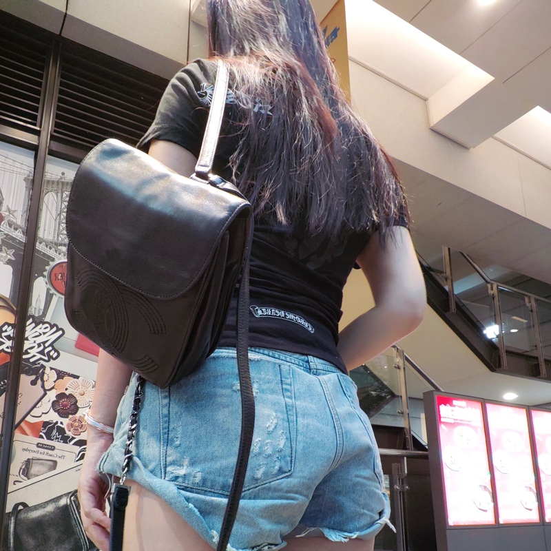 Chanel Vintage 古董小胖敦後背雙肩包-4