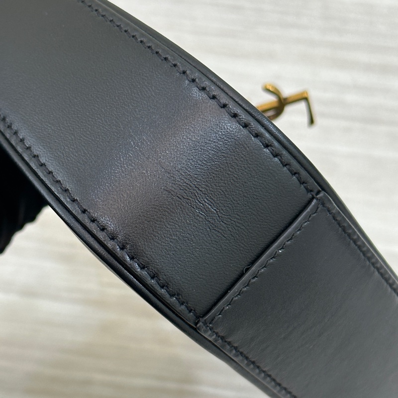YSL Hobo mini 黑金滑面皮革 Rosé同款-8